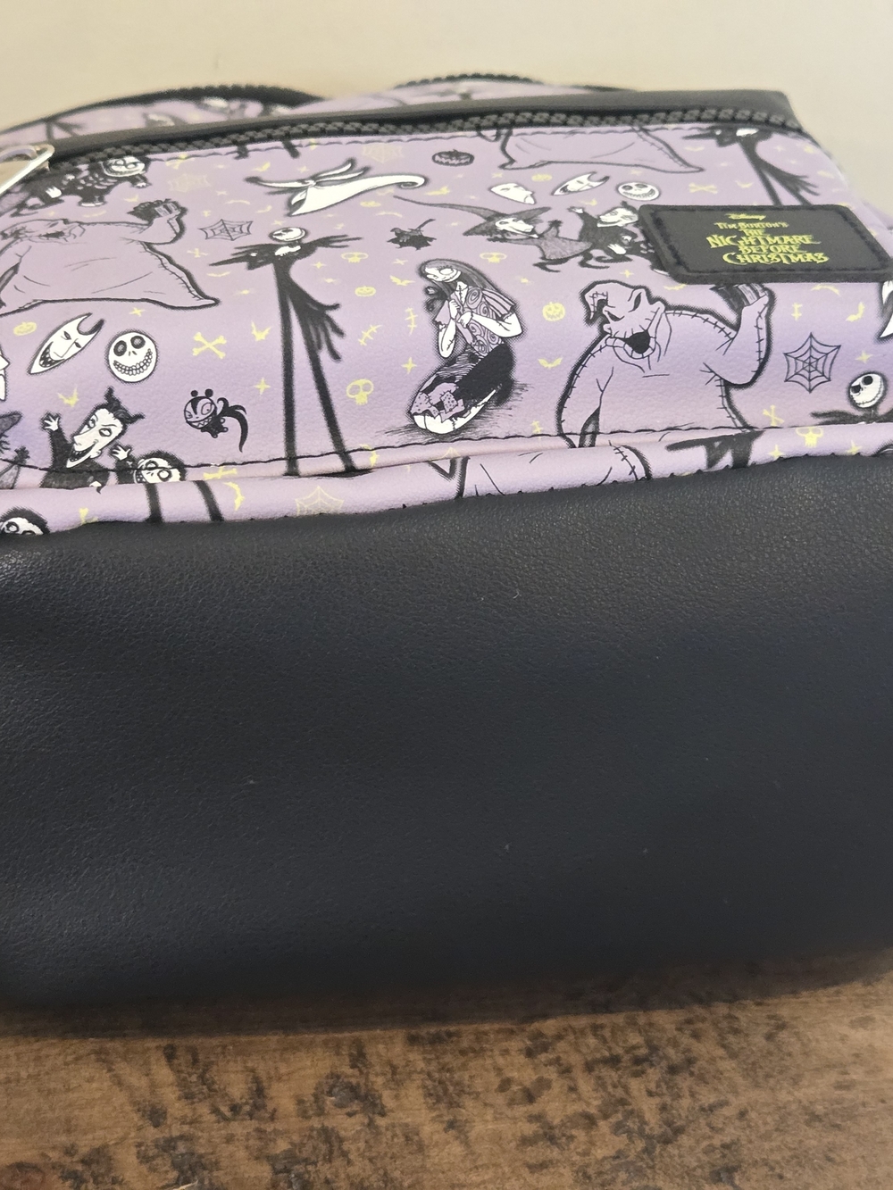 Loungefly Purple The Nightmare Before Christmas Backpack Disney - Picture 6 of 7